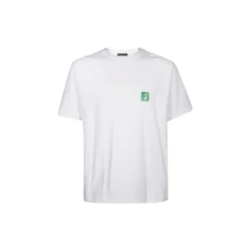 Camiseta unisex de manga corta con logotipo, respetuosa con el medio ambiente, blanca 594579THV639000 Camiseta unisex de manga corta con logotipo, respetuosa con el medio ambiente, blanca 594579THV639000