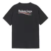 Camiseta unisex de manga corta con logotipo y corte holgado, negra 556150TAV441000