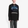 Camiseta unisex de manga larga con estampado de la banda alemana Rammstein, negro 651796TLV511000