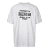 Camiseta vintage de Property, corte grande, «Blanco/Negro» 641675TMVH89012