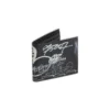 Cartera cuadrada plegable con diseño de graffiti «Negro-Blanco» 594549210LH1090