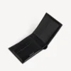 Cartera cuadrada plegada para hombre «Superbusy» en negro Cartera cuadrada plegada para hombre «Superbusy» en negro