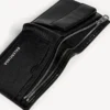Cartera cuadrada plegada para hombre «Superbusy» en negro Cartera cuadrada plegada para hombre «Superbusy» en negro
