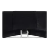 Cartera de jersey de terciopelo con cadena «Black» de Hourglass 6560502AAPT1000