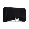 Cartera de jersey de terciopelo con cadena «Black» de Hourglass 6560502AAPT1000