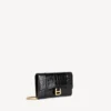 Cartera de mujer con forma de Hourglass y cadena, en color negro