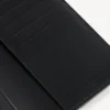 Cartera larga de hombre para tarjetas, en color negro