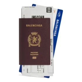 Cartera larga tipo pasaporte con 2 compartimentos para billetes «Rojo oscuro» 7877772AA3R6027