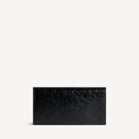 Cartera larga vertical «Monaco» para hombre en negro