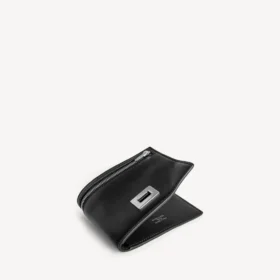 Cartera plegable cuadrada «Rodeo» para hombre en color negro