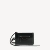 Cartera triple para hombre «Le City» con cordón, en color negro