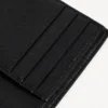 Cartera vertical doble para hombre con el BB Monogram, de lona recubierta en negro/gris Cartera vertical doble para hombre con el BB Monogram, de lona recubierta en negro/gris
