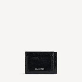 Cartera vertical doble para hombre «Superbusy» en color negro