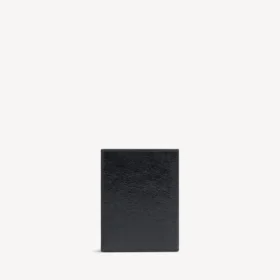 Cartera vertical plegable «Monaco» para hombre en color negro