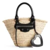 Cesta pequeña «Beige Black» de Le Cagole 7710652AAVE9260