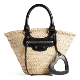 Cesta pequeña «Beige Black» de Le Cagole 7710652AAVE9260 Cesta pequeña «Beige Black» de Le Cagole 7710652AAVE9260
