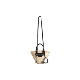 Cesta pequeña «Beige Black» de Le Cagole 7710652AAVE9260 Cesta pequeña «Beige Black» de Le Cagole 7710652AAVE9260