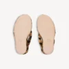 Chanclas de cuña Gaeta para mujer con estampado de leopardo Chanclas de cuña Gaeta para mujer con estampado de leopardo
