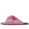 Chanclas de cuero con caída «Rosa» 636576WA2M05048