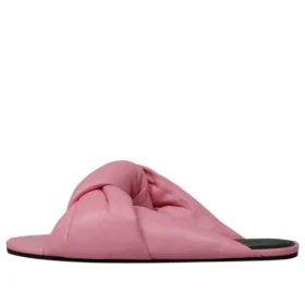 Chanclas de cuero con caída «Rosa» 636576WA2M05048
