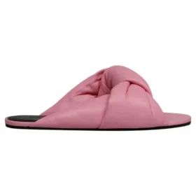 Chanclas de cuero con caída «Rosa» 636576WA2M05048