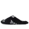 Chanclas de peluche «Allover Logo – Negro» 699675W2B411090
