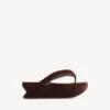 Chanclas Gaeta para mujer en color moka Chanclas Gaeta para mujer en color moka