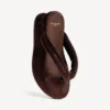 Chanclas Gaeta para mujer en color moka Chanclas Gaeta para mujer en color moka