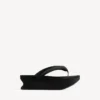 Chanclas Gaeta para mujer en negro Chanclas Gaeta para mujer en negro