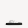 Chanclas «Jet Lag» para mujer en blanco roto Chanclas «Jet Lag» para mujer en blanco roto