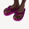 Chanclas «Jet Lag» para mujer en color morado Chanclas «Jet Lag» para mujer en color morado