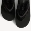 Chanclas «Jet Lag» para mujer en negro Chanclas «Jet Lag» para mujer en negro