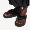 Chanclas «Jet Lag» para mujer en negro Chanclas «Jet Lag» para mujer en negro