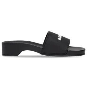 Chanclas Logo Pool «Black Rubber» 707094W1S9M1090