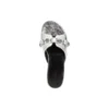 Chanclas metálicas Cagole «Silver Black» 694342WBDK38018