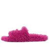 Chanclas peludas «Pink» de Cities Paris 654261W2DO25301