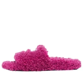 Chanclas peludas «Pink» de Cities Paris 654261W2DO25301