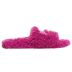 Chanclas peludas «Pink» de Cities Paris 654261W2DO25301