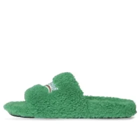 Chanclas peludas «Verde» 654747W2DO13096