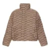 Chaqueta acolchada BB Monogram «Beige Brown» 681885TML339378