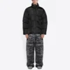 Chaqueta acolchada con corte en C «Negro» 621982TYD331000