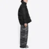 Chaqueta acolchada con corte en C «Negro» 621982TYD331000