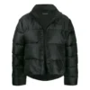 Chaqueta acolchada con logotipo bordado «Black» 582998TFO061000