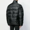 Chaqueta acolchada con logotipo bordado «Black» 582998TFO061000