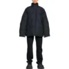 Chaqueta acolchada de corte cuadrado «Negro» 725325TNO091000