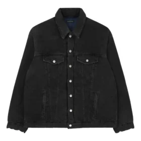 Chaqueta acolchada de Denim japonés «Negro» 681689TIWA21440