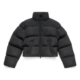 Chaqueta acolchada encogida «Negro» 751101TYD361000