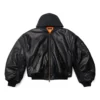 Chaqueta bomber con capucha «Black» 750953TOS171000