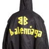 Chaqueta bomber con capucha Tape Type Light «Negro» 791103TPO041000