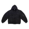 Chaqueta bomber desgastada «Negra» 698844TKP271000